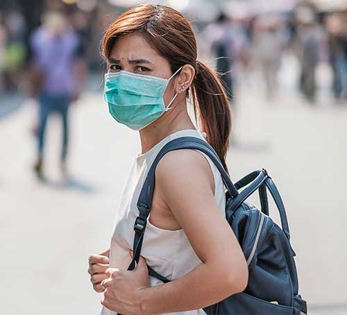 Wear a Mask to prevent flu and coronavirus